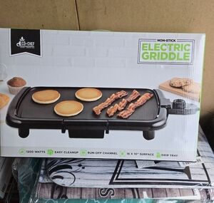 Non-Stick Electric Griddle - Black